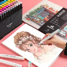 BNLG маркерная ручка A3/A4/A5 картинная Книга Эскиз ручная роспись цветная свинцовая живопись специальные бумажные товары для рукоделия