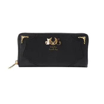 

Wallet 2 Colors Black White Hand Bag Gift Zip Solid Color Fashion Simplicity Cute Cartoon