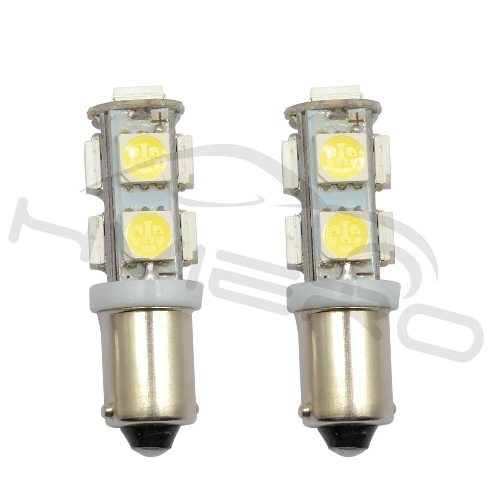 Hviero T11 Ba9s T4w 5050 9 Smd White Car Led Marker Lamps Auto Led Trunk Light Festoon Dome Door Bulb Dashboard Lamp Gauge light Dc 12v