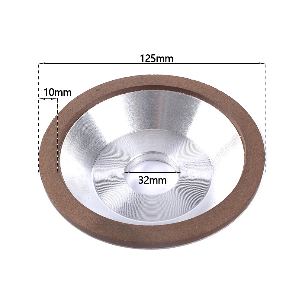 1pc Diamond Grinding Wheel Cup Grinding Circle Cutting Discs for Tungsten Steel Milling Cutter Tool 75mm/100mm/125mm/150mm