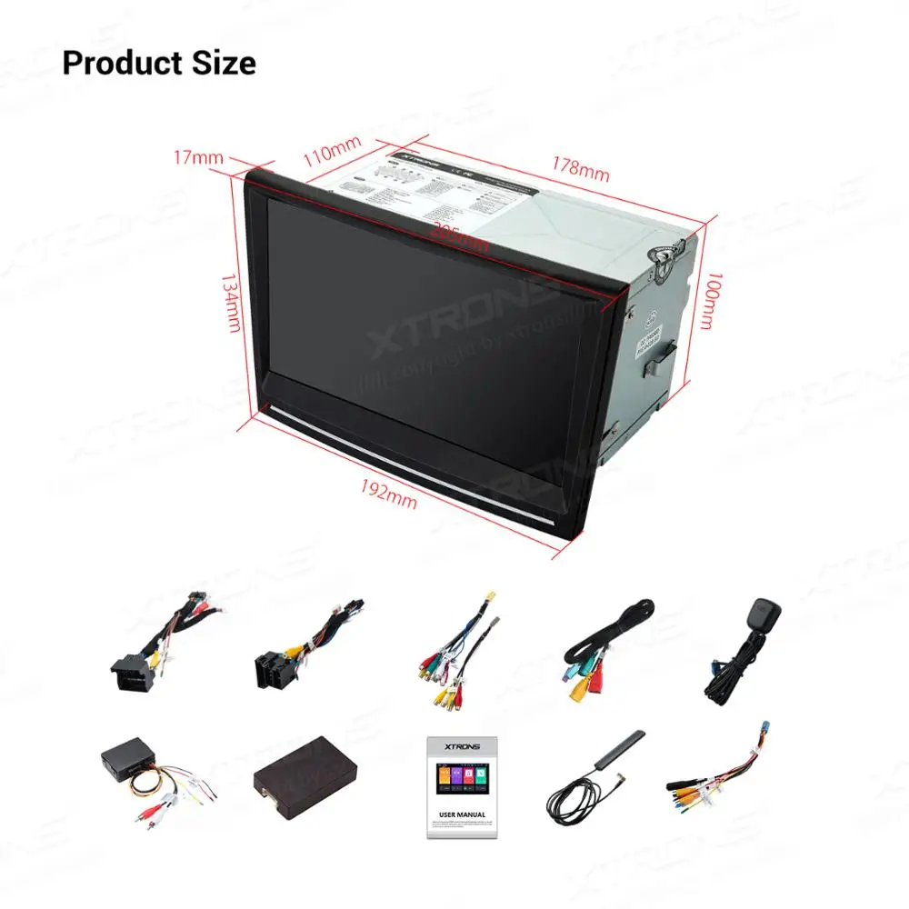 Top XTRONS 8"Android 9.0 Octa Core 4GB RAM 64GB ROM Car Multimedia GPS System for Porsche Cayman 2005-2008 Boxster 2005-2012 NO DVD 5