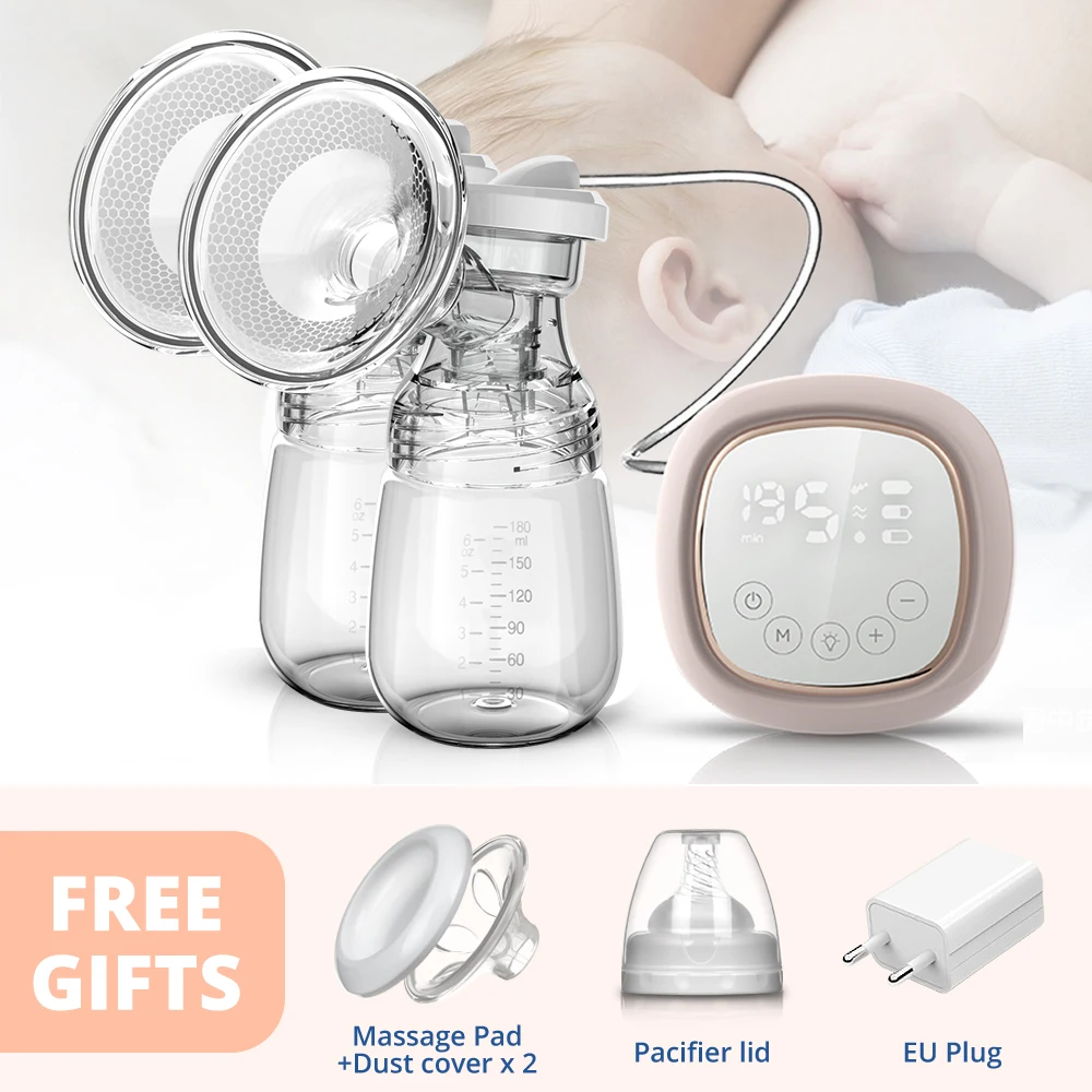 bellababy double electric breast pump NEW Electric Breast Pump LCD Touch Screen Control Charged By USB Milking Machine Asy Carry Outdoors Milk Nursing Pump BPA Free elvie electric breast pump Electric breast pumps