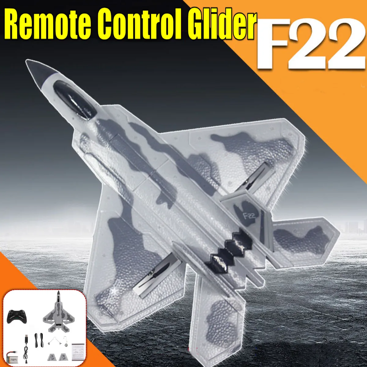

FX-822 F22 2.4GHz EPP RC Airplane RTF with Battery Remote Controller RC Quadcopter Aircraft Model