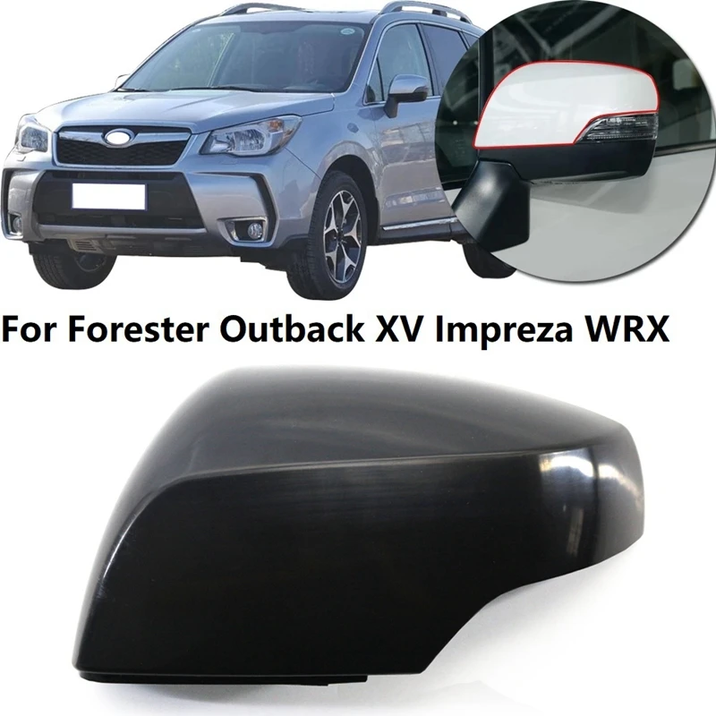 Top! Rearview Side Mirror Cover Cap for Subaru Forester Outback XV
