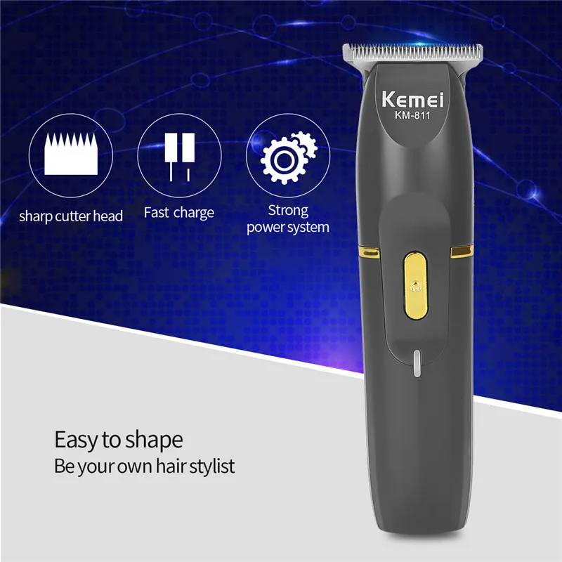 Kemei Беспроводная Машинка для стрижки волос профессиональный триммер электрическая машинка для стрижки волос бритвенная машинка для стрижки волос триммер для бороды cortapelos