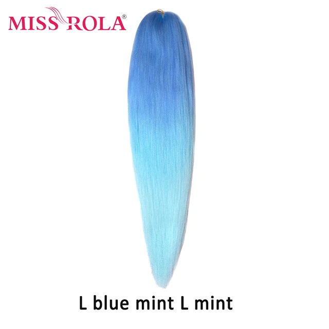 Miss Rola Synthetic 28Inch 100G NEW COLORS Hair Extension Yaki Straight Jumbo Braiding Hair Pre-Stretched Braid Kanekalon Hair 28INCH 100G