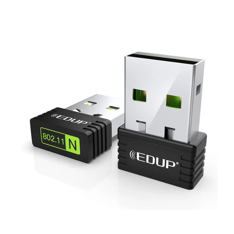 Сетевая карта EDUP Nano usb беспроводной wifi адаптер 150 Мбит/с Wi-Fi приемник 802.11n usb ethernet адаптер Поддержка для ПК Windows Mac