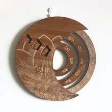 Wooden Wall Hanging Calendar Christmas Advent Calendar Decoration Christmas Gift Handicraft Decoration