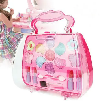 

Dressing Box Set Baby Simulation Make Up Box Suitcase Cosmetics Party Performances Dressing Box Kit Pretend Play Princess Toys