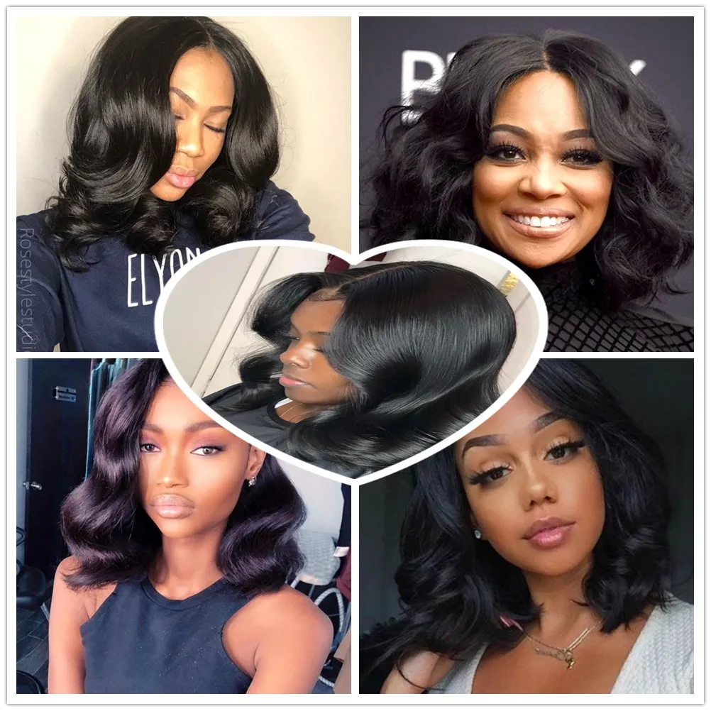 Live beauty Synthetic Body Wave Hair Bundles 6 Bundles 200G Heat Resistant Synthtic Fiber Natural Black Hair Extension