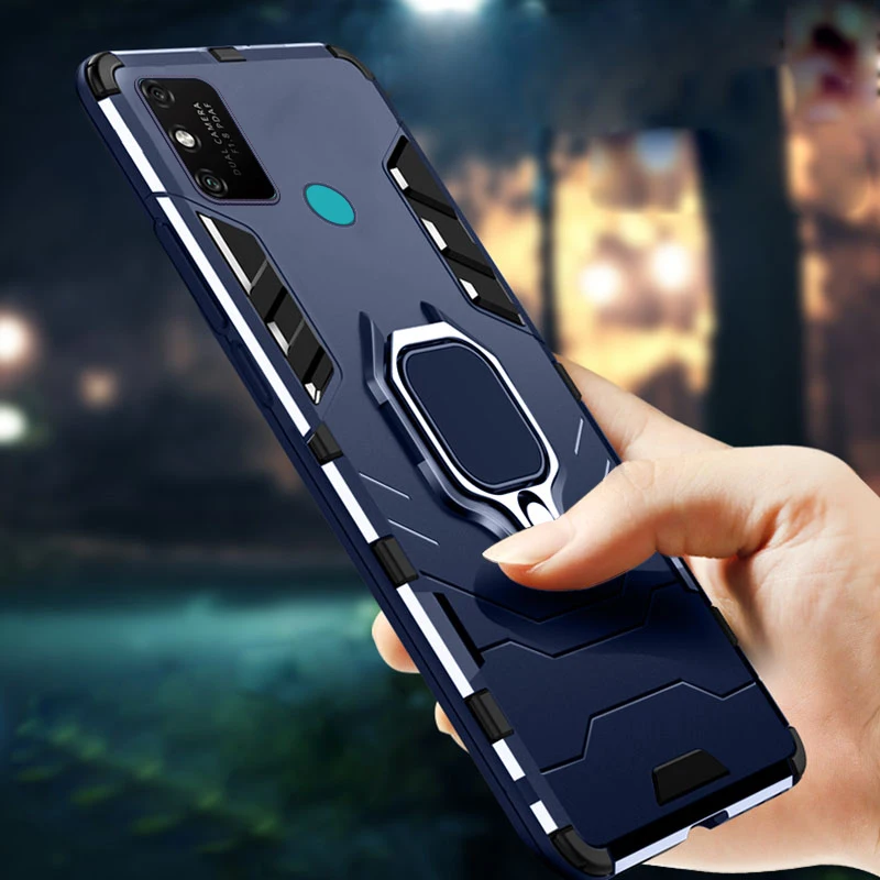 Чехол для Huawei Honor 9A силиконовый чехол из ТПУ и жесткого поликарбоната роскошный
