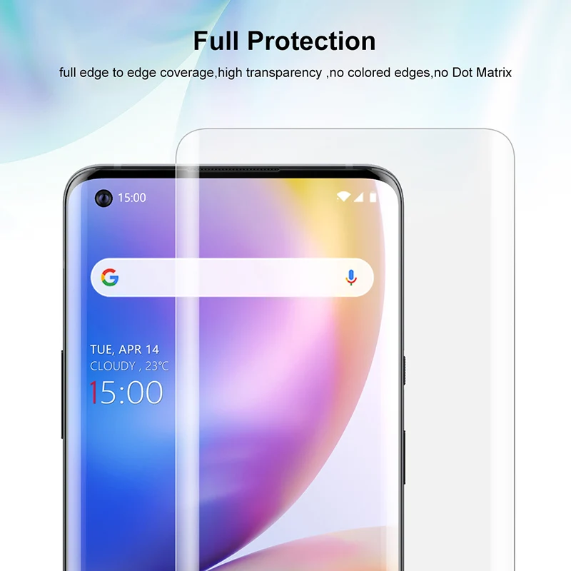 Película protetora de vidro temperado para oneplus