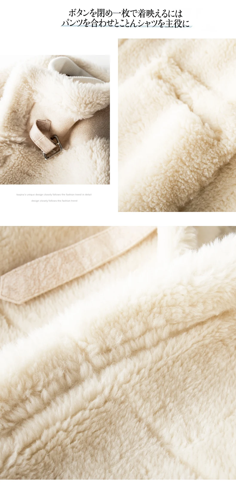 High Quality New Style Cold Resistant Artifact Deep Winter Women Female Fur Wool Coat Warm Fashion Loose Soft Big Size Thick
