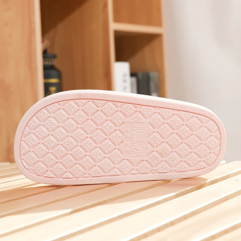

Home Slippers Women's Summer Versatile Children Indoor Plastic Bathroom Couples Sandals Soft Bottom Household Men Anti-slip
