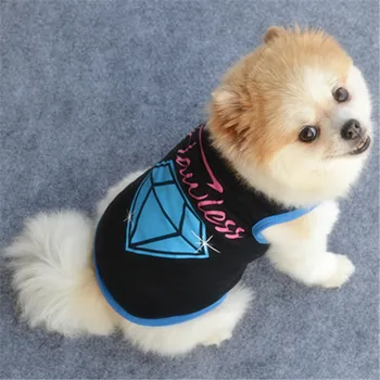 

Clothes For Dogs York Spring Summer Clothes Pet Dog Vest Coat Size XS S M L Clothes For Dogs Boys Black Color Suit For Chihuahua
