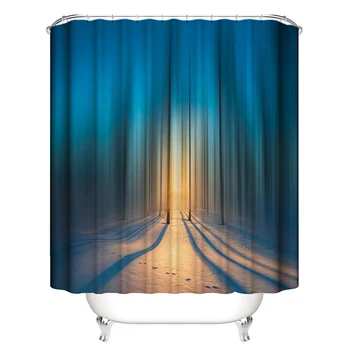 

Bath Screen Bathroom DecorationShower Curtain WaterProofFrosted Anti-Microbial Mildew Resistant Bathroom Shower Curtain Liner