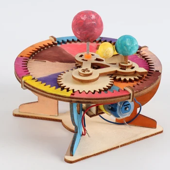 

Science Toys For Kids Solar System Model Planet Educational Physic Toy Moon Earth Sun DIY Child Science Experiments Kit New Gift