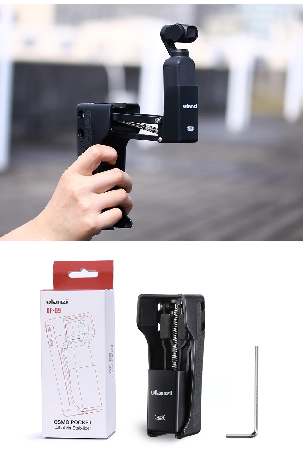Osmo Pocket 4th Axis стабилизатор Ручка Рукоятка для DJI Osmo Карманный складной Z Тип стабилизатор крепление База держатель аксессуары