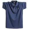 Summer Business casual men's short-sleeved polo shirt large size lapel plus size shirt  tide  half sleeve 6XL 5XL 4XL ► Photo 2/5
