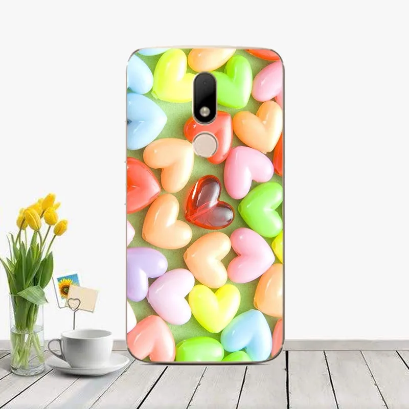 Мягкий силиконовый чехол для Motorola Moto M XT1662 XT1663 розовый чехол с милыми животными чехол с принтом для Moto M задняя крышка Capas Fundas