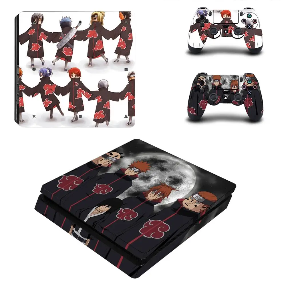 Ботинки в стиле аниме Naruto PS4 тонкий Стикеры Play station 4 кожи наклейка для Игровые