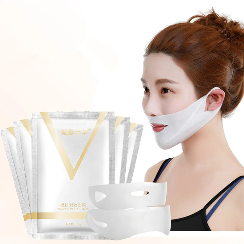

Moisturizing Whitening Lifting Firming Peel-off Mask Ear Hook V Face Shaping Face Mask Korean Cosmetics TSLM2