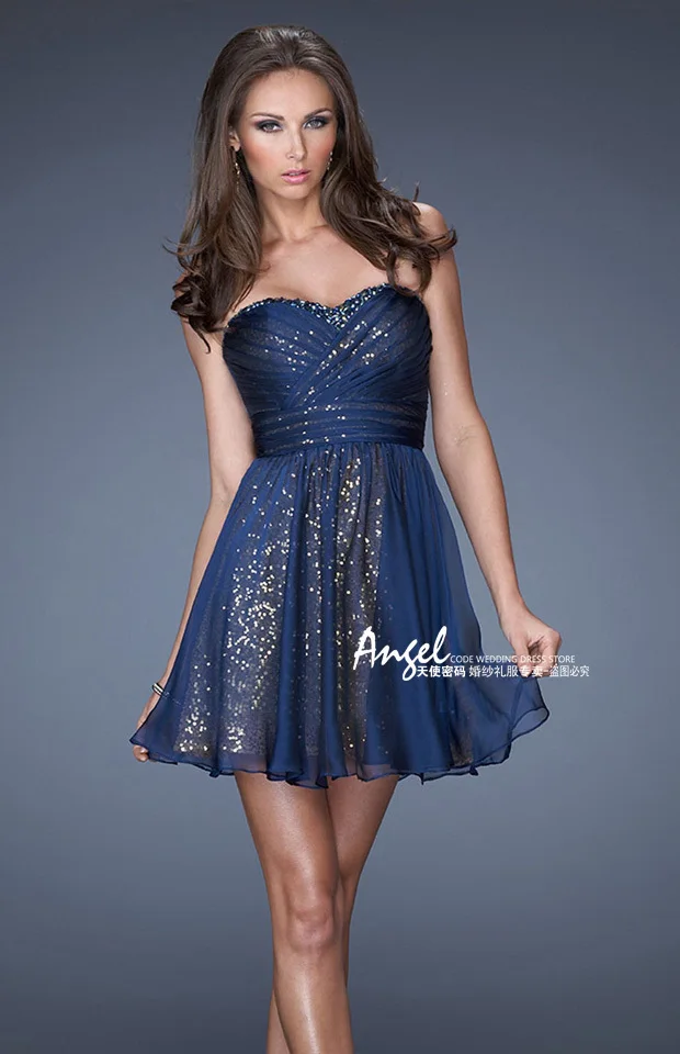 same as picture robe de soiree новое модное сексуальное платье с блестками и кристаллами Короткие вечерние мини платья для выпускного вечера - Цвет: same as picture