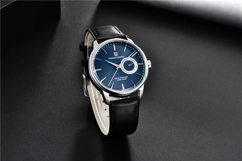 PAGANI Дизайнерские мужские часы, Роскошные Кварцевые часы для мужчин, деловые кожаные Наручные часы для мужчин, водонепроницаемые часы relogio masculino