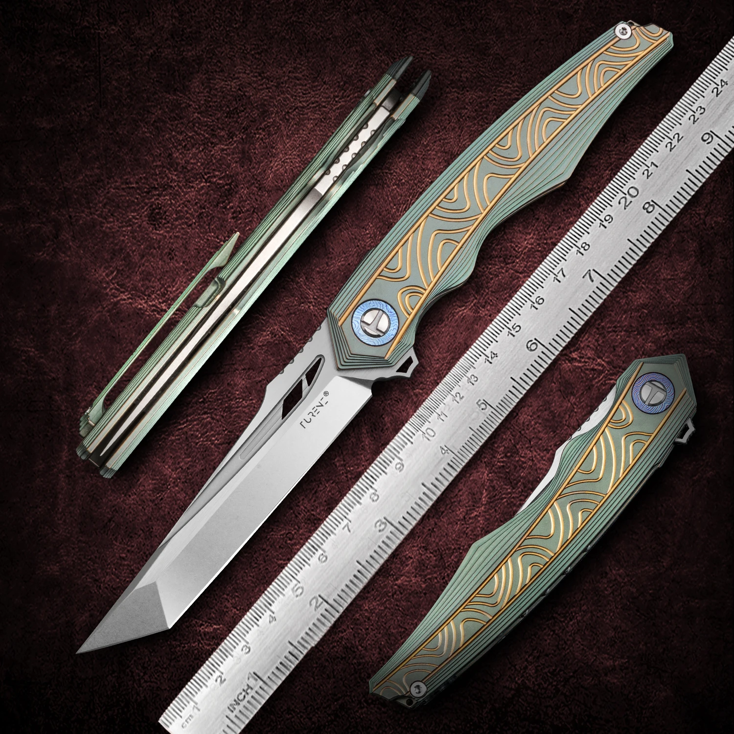 Turenz High Quality M390 Powder Steel Pocket Knife Outdoor Survival