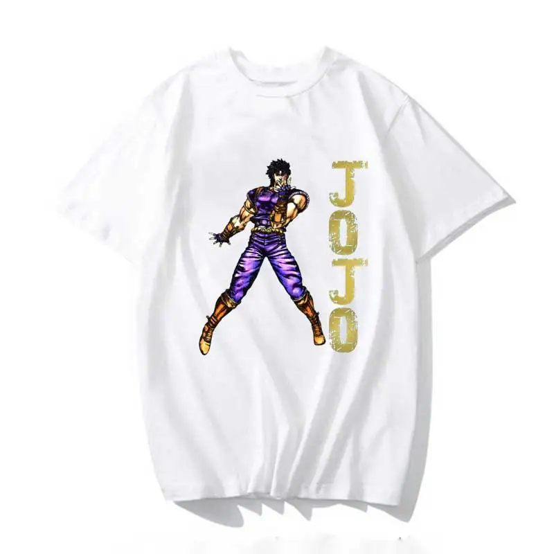 Футболка мужская с принтом Джоджо невероятные приключения Джонатана милые топы