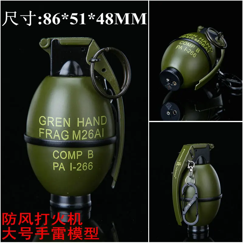 

Large Size Model Military Plug-on Transmitter Props Model Windproof Cigarette Lighter 805 US Military M-26a1 Plug-on Transmitter