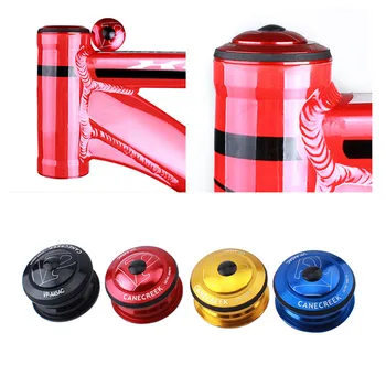 

New 44mm Sealed Cartridge Bearings And Solid Tube Headset Frame Straight Aluminum Alloy Straight Frame Head Tube Bike Headset