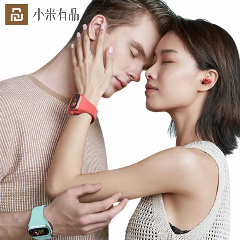 

Smart Watch With Bluetooth Earphone 2 In1 Waterproof Noise Cancel In ear Headphones Smart Band From Xiaomi Youpin