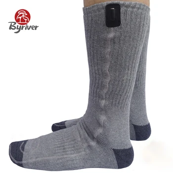 

BYRIVER Winter Warm Outdoor Sports Heating Insoles Heated Battery Heating Socks Warming Pad Feet Warmer