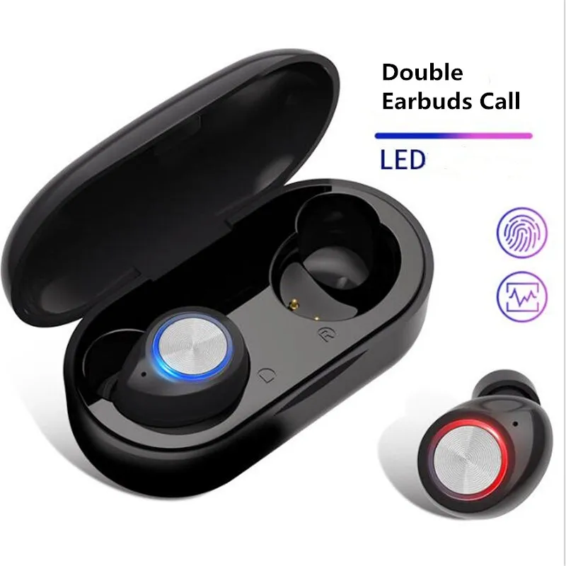 TW60 TWS Wireless Bluetooth Earphone 5 0 Touch Bluetooth Headset iPX5 Headphones Bluetooth Sports Earphones With mic pk i200 i80