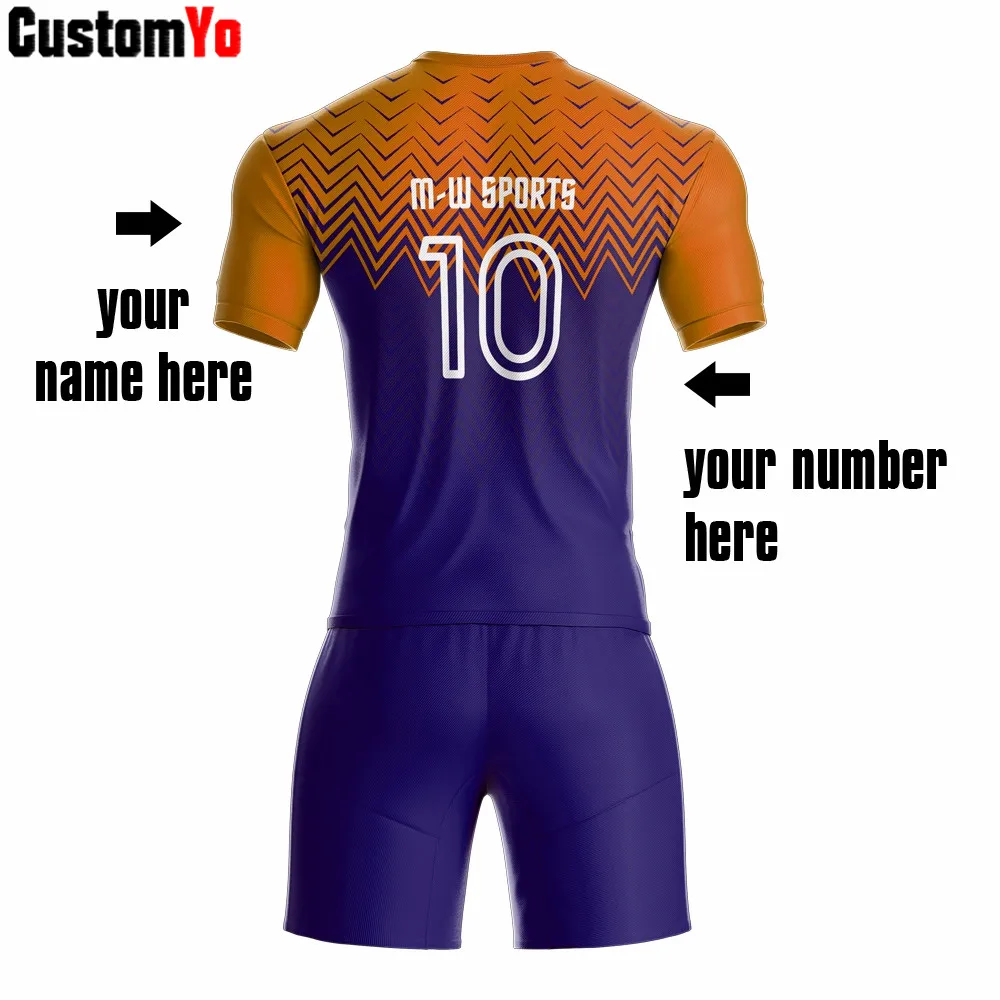 Быстросохнущая футболка для футбола спортивная одежда для тренировок спортивная рубашка цифровая печать одежда для футбола