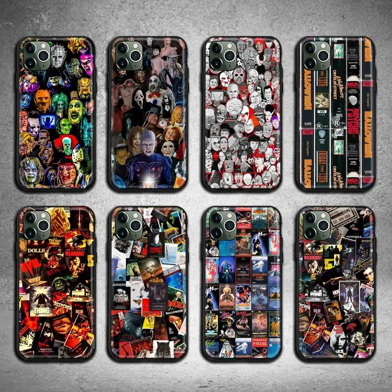 Классический чехол для телефона с ужасными фильмами iphone 12 11 Pro Max Mini XS 8 7 6 6S Plus X 5S SE