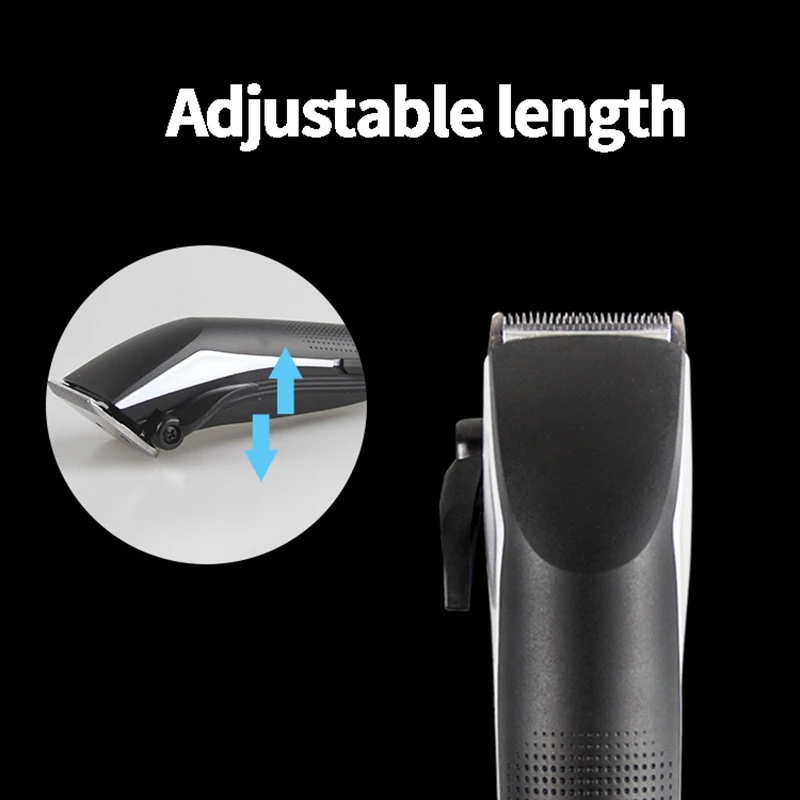  EU Plug Men's Hair Clipper Beard Trimmer Barber Kit Professional Multi-Function Barber Scissors Aut