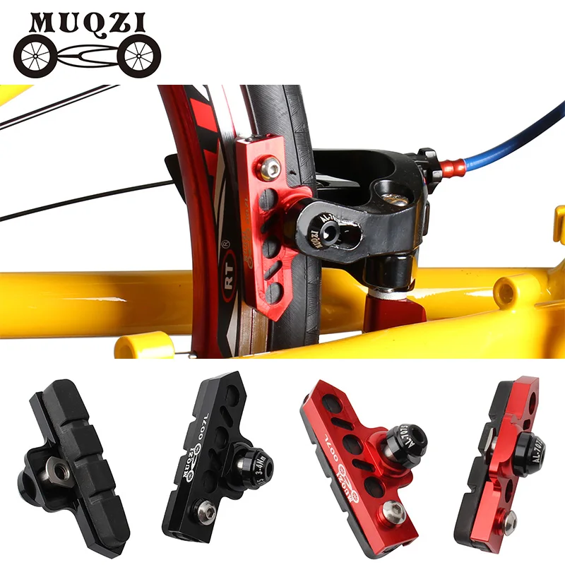 MUQZI Bike C Caliper Brake Extend Adapter Extension Brake Pads Road Fixed Gear Fold Bicycle Aluminum Alloy Convert Seat