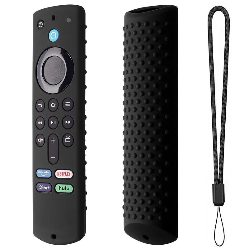 

Силиконовый чехол для пульта дистанционного управления для Amazon Fire TV Stick 4K 3-го поколения, ударопрочный Противоскользящий чехол