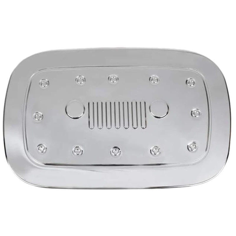 Внешняя крышка топливного бака газовый короб Крышка для Jeep Grand Cherokee 2011 - Цвет: Silver