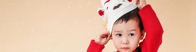 Вязанная шапка шарф перчатки Xiaomi комплект теплый мягкий милый белый медведь набор рождественских подарков для детей от 3 до 12 лет мальчиков девочек детей