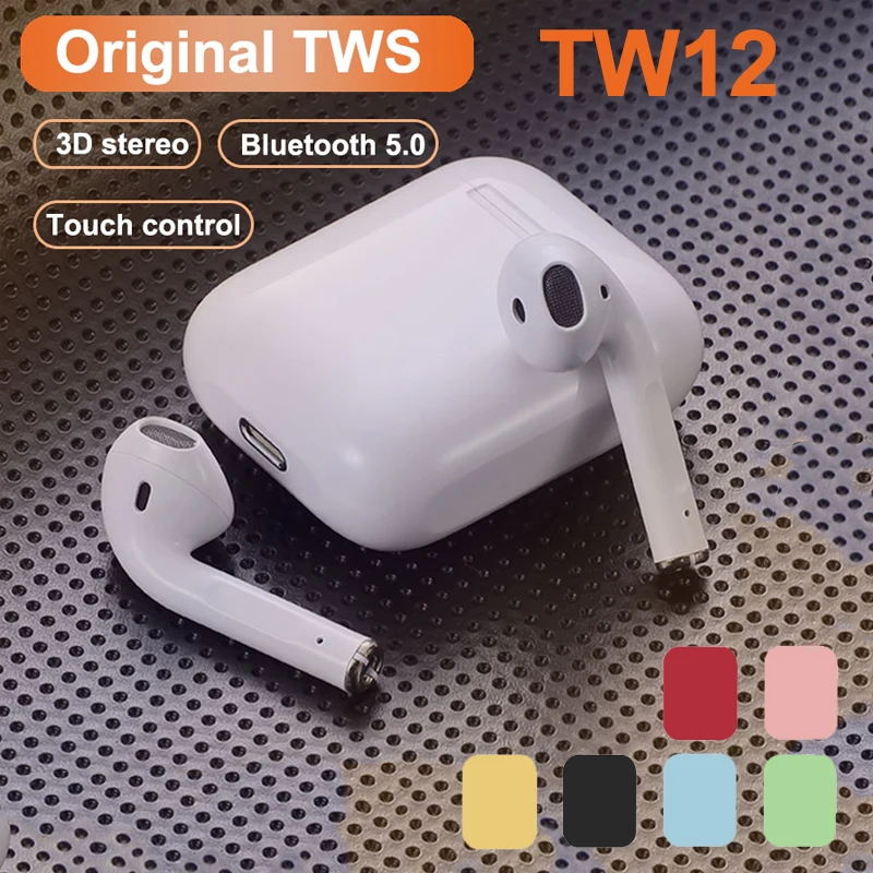 Оригинальные Беспроводные стереонаушники i12 TWS с Bluetooth, наушники-вкладыши, гарнитура с зарядным боксом для смартфона Оригинальные Беспроводные стереонаушники i12 TWS с Bluetooth, наушники-вкладыши, гарнитура с зарядным боксом для смартфона