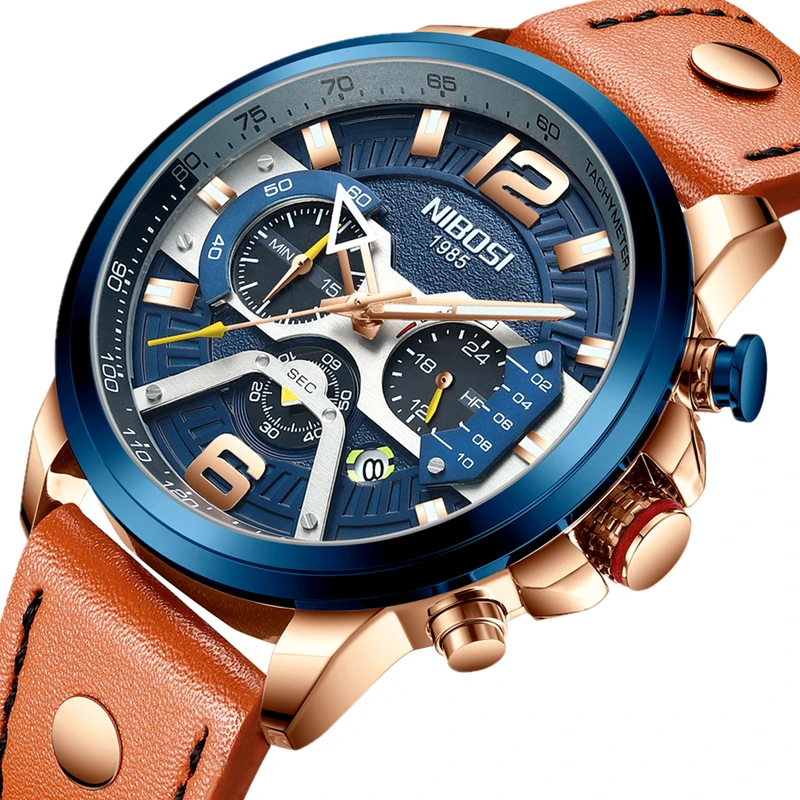 NIBOSI VIP Men Watch Relogio Masculino afbeelding