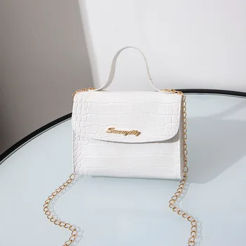 

Alligator PU Leather Handbags Mini Crossbody Bags For Women 2020 Trend Chain Shoulder Bag Purses Summer Lady's Small Hand Bag