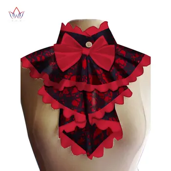 

2020 African New False Collar And Bowknot Colorful Detachable Collars And Bows Women Clothes Accessories 20 Colors BRW WYb259