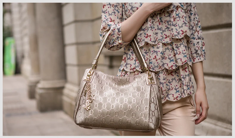 Бренд LUYO, Золотая женская сумка из натуральной коровьей кожи, сумка на плечо, модные роскошные сумки, высокое качество, дизайнерские женские сумки, сумка-тоут