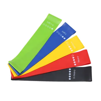 

5PCS Yoga Shaping Ring Tension Band Exercises Workout Elastic Yoga Strap Stretch Band Kit for Beginners Seniors Physical Therapy