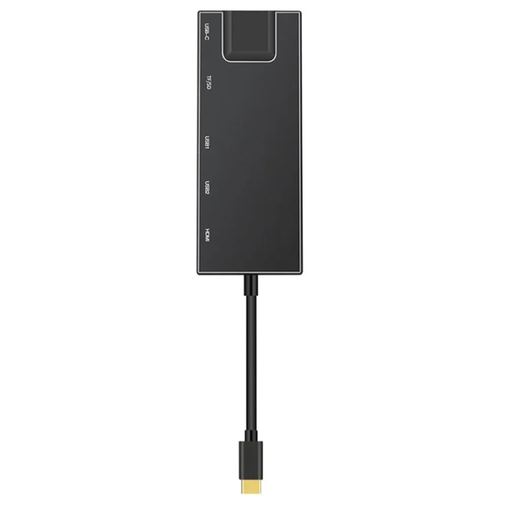 7 в 1 USB C концентратор USB 3,0 HDMI RJ45 Gigabit Ethernet SD/TF PD зарядный адаптер USB C док-станция Тип c концентратор конвертер