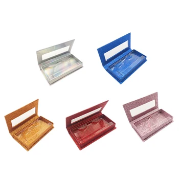 

5Pcs 1 Pair Lashes Packing Boxes Trays Eye Lash Tray Clear Box Jewelry Display Box